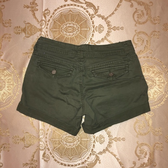 Forest Green Short with Cuff Detail - Picture 2 of 4